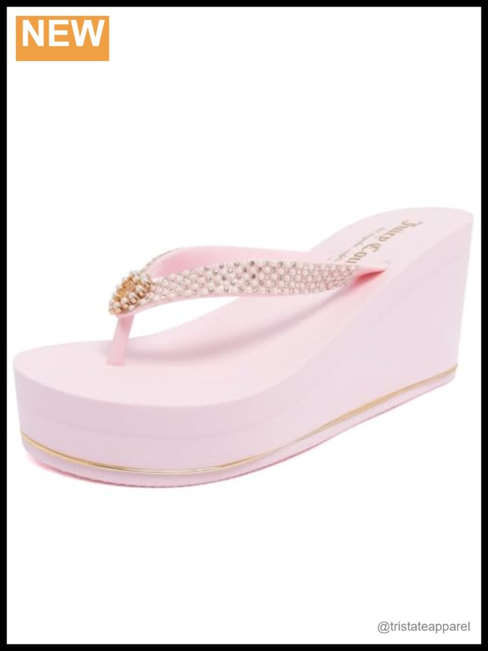 Women's 3 Inch Platform Wedge Flip Flops Thong Sandals EVA Comfort